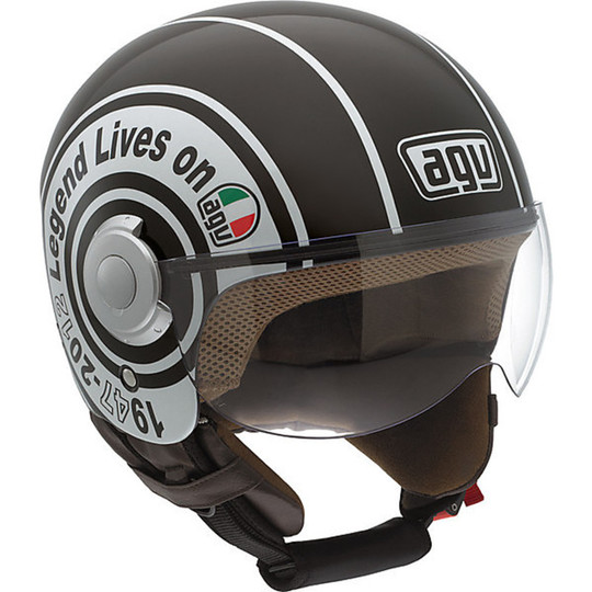 Jet Motorradhelm Agv Bali Copter Legend Black Multi