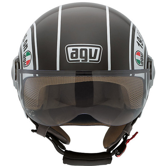 Jet Motorradhelm Agv Bali Copter Legend Black Multi