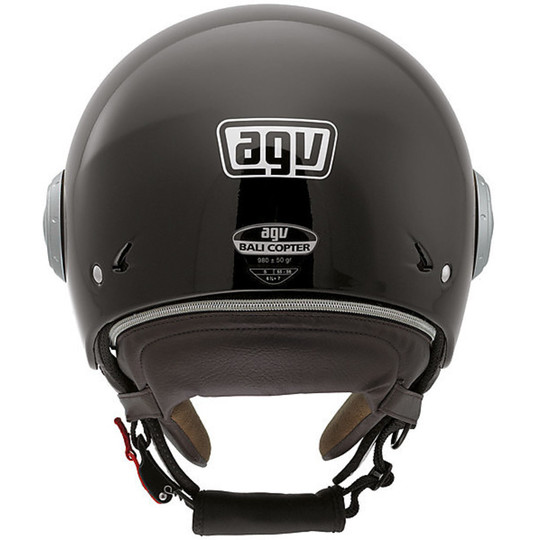 Jet Motorradhelm Agv Bali Copter Mono Gloss Black