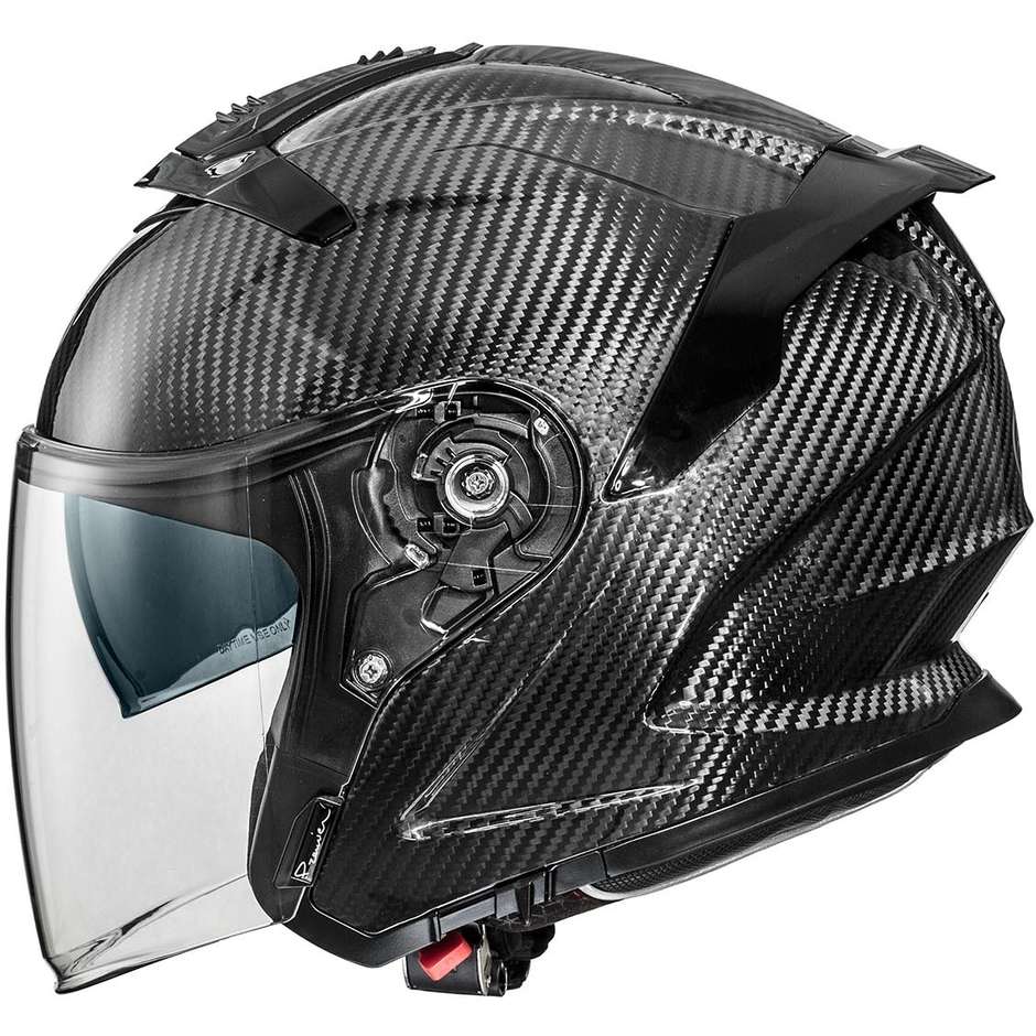 Jet-Motorradhelm aus Carbon Premier JT5 CARBON