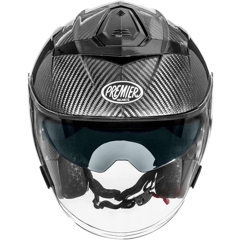Jet-Motorradhelm aus Carbon Premier JT5 CARBON