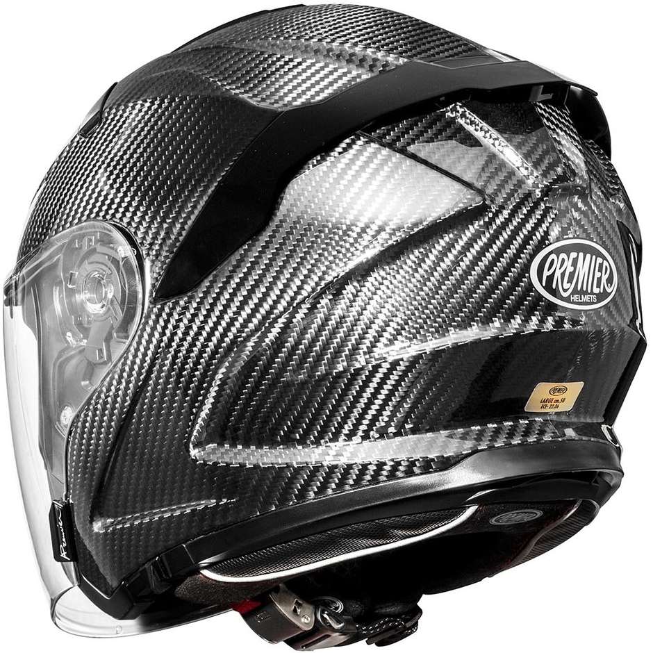 Jet-Motorradhelm aus Carbon Premier JT5 CARBON