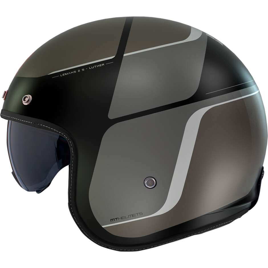 Jet Motorradhelm MT Helmets LE MANS 2 SV S Luther B12 Matt