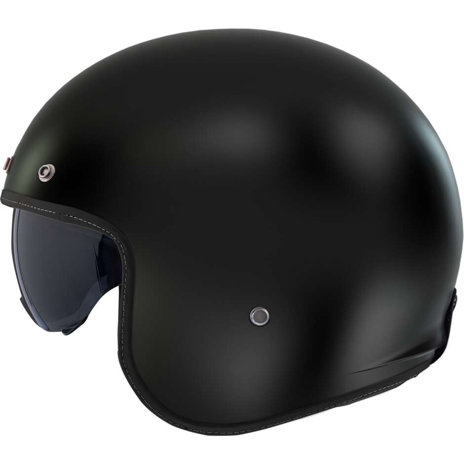 Jet-Motorradhelm MT Helmets LE MANS 2 SV S Solid A1 Glossy Black