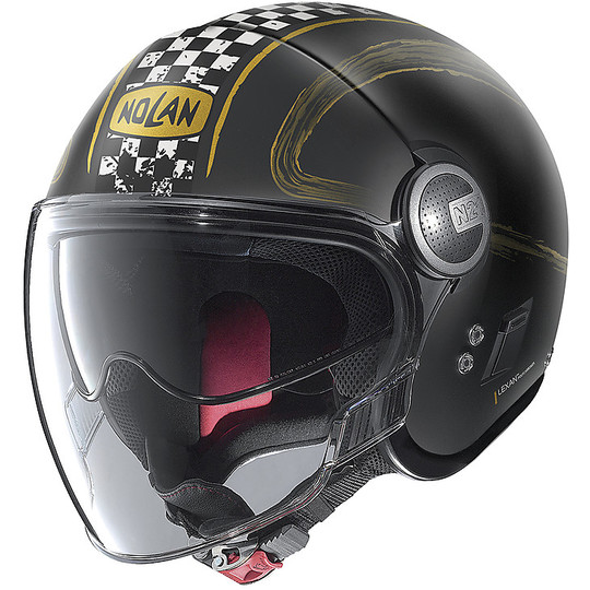 Jet Nolan Motorcycle Helmet N21 VISOR GETAWAY 061 Matt Black