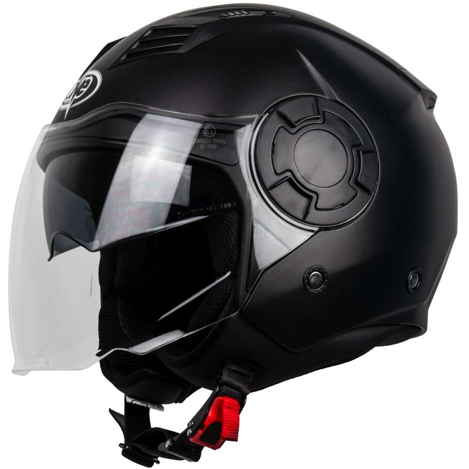 Jet One ALFA 2.0 Solid Matt Black Motorradhelm