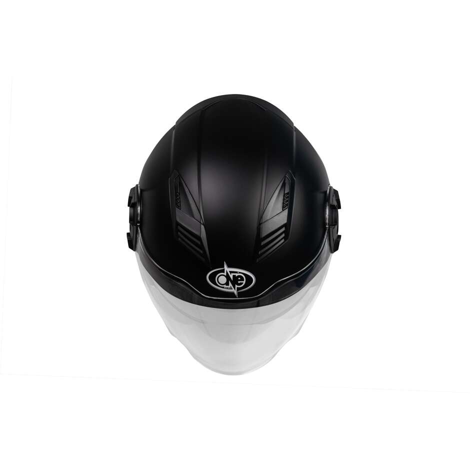 Jet One ALFA 2.0 Solid Matt Black Motorradhelm