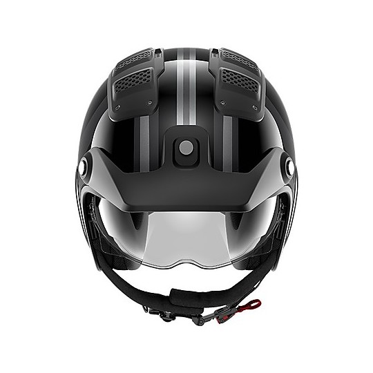 Jet Retro Motorcycle Helmet Shark X-DRAK 2 Thrust-R Fiber Anthracite Black