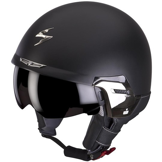 Jet Scorpion Exo-100 Padova II Jet Helmet Black Opaco
