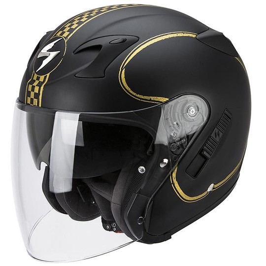 Jet Scorpion Exo-220 Bixby Jet Black Helmet