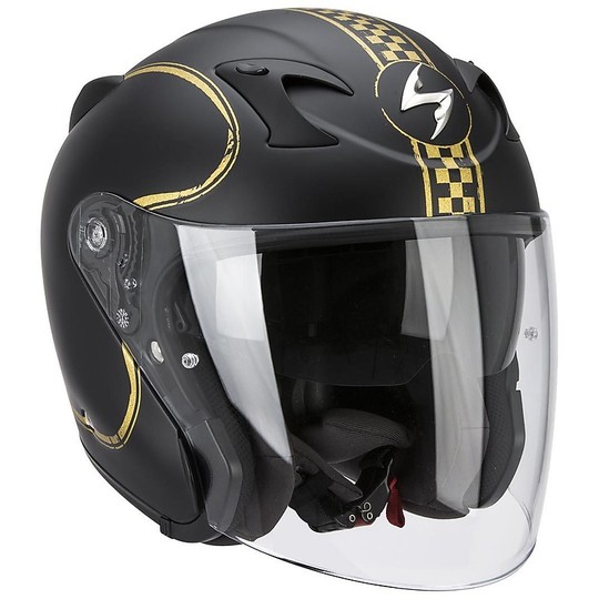 Jet Scorpion Exo-220 Bixby Jet Black Helmet