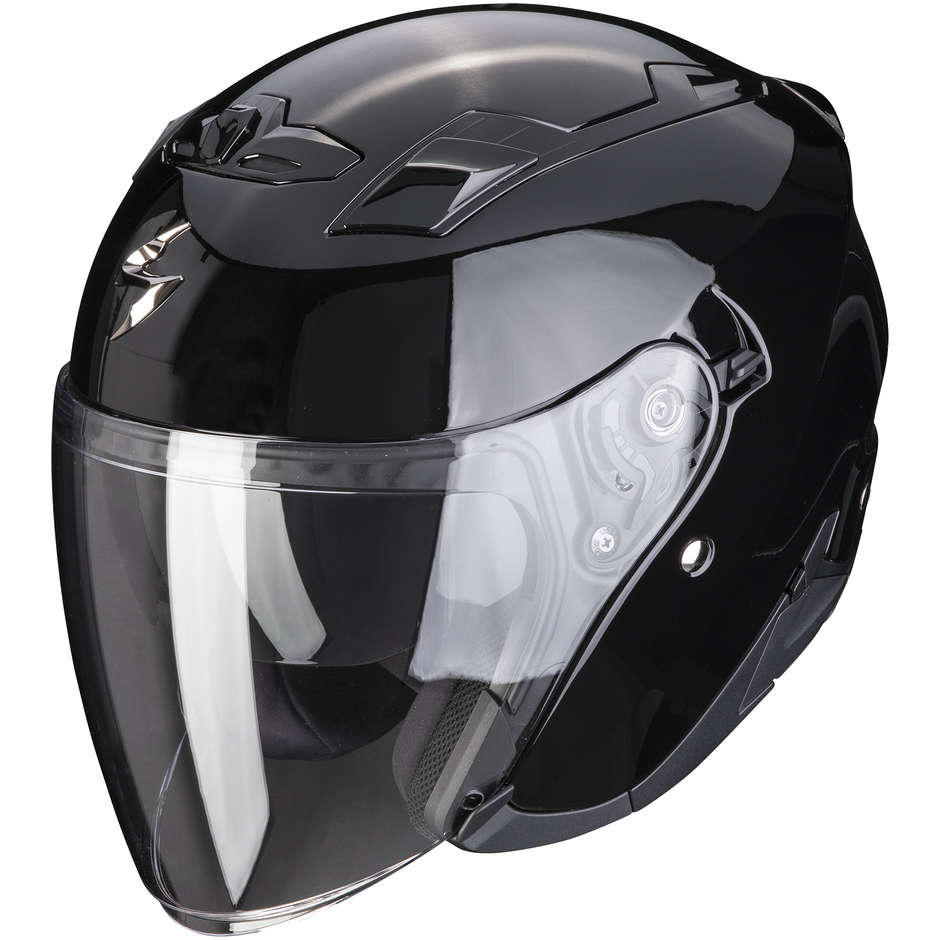 Jet Scorpion EXO-230 Solid Black Motorcycle Helmet