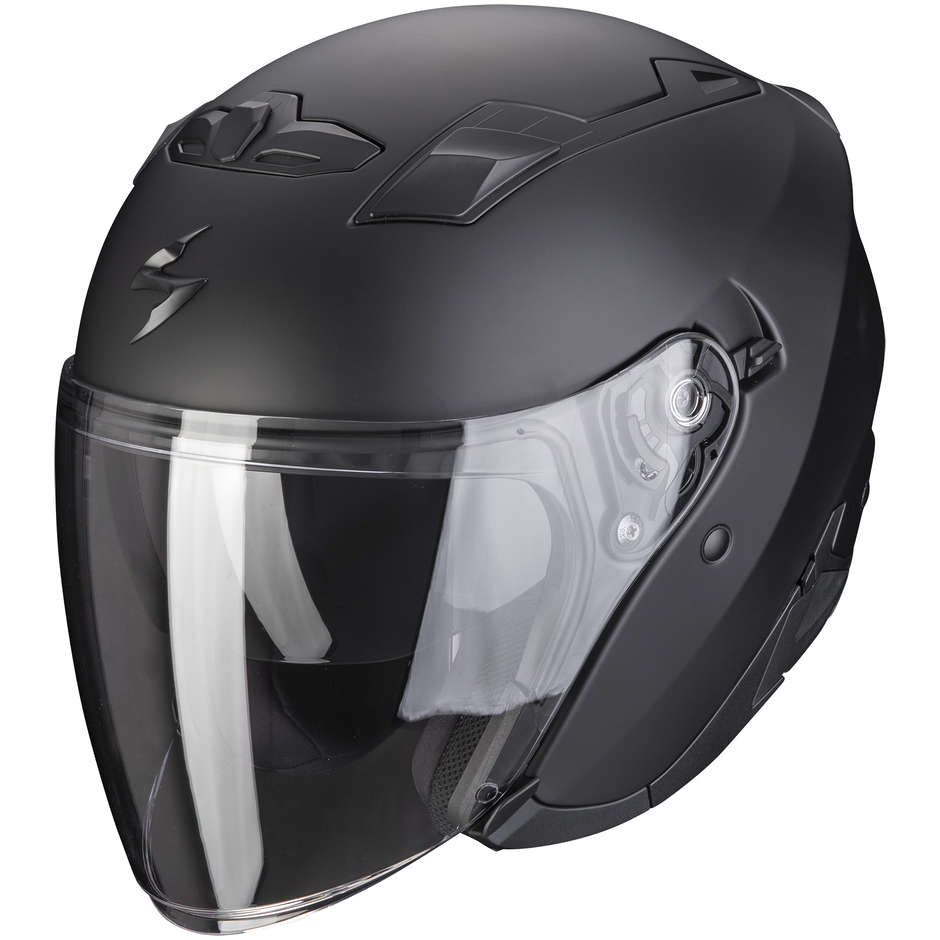 Jet Scorpion EXO-230 Solid Matt Black Motorcycle Helmet