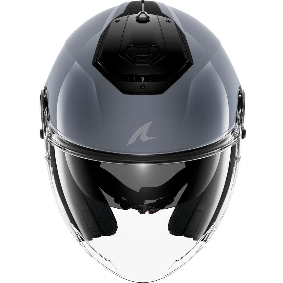 Jet Shark RS JET BLANK Gun Silver Motorradhelm