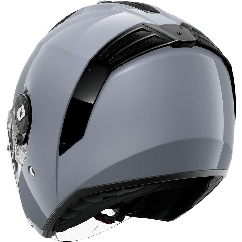 Jet Shark RS JET BLANK Gun Silver Motorradhelm