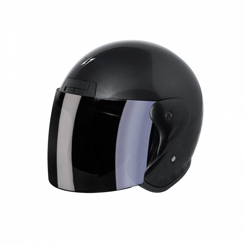 Jet Stormer SUN EVO Motorcycle Helmet Glossy Black