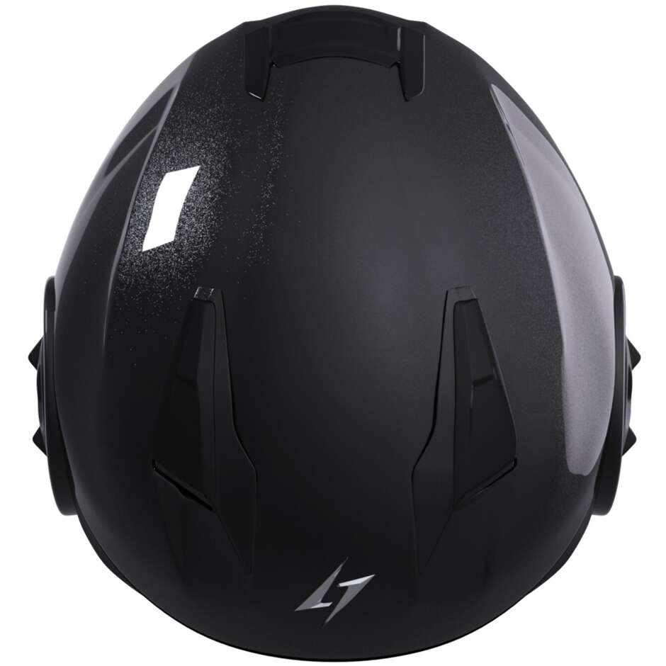 Jet Stormer Trend Motorcycle Helmet Double Glossy Black Visor