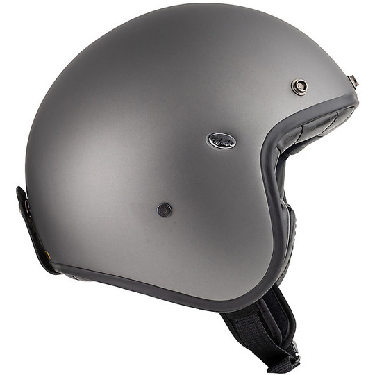 Jet Vintage Motorcycle Helmet in Premier Fiber LE PETIT CLASSIC EVO U17 Matt Gray