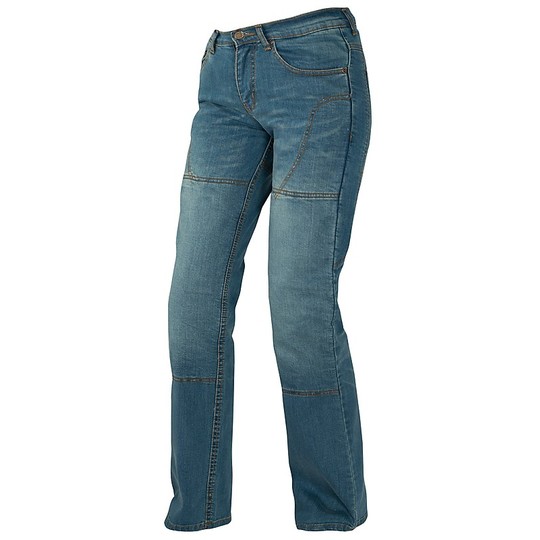 JOLIE LADY Women's Jeans Pants CE Motorcycle American-Pro Blue