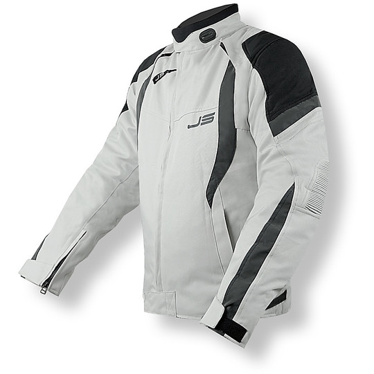 Jollisport GIBSON technical motorcycle jacket White Ghiacco WP