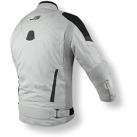 Jollisport GIBSON technical motorcycle jacket White Ghiacco WP