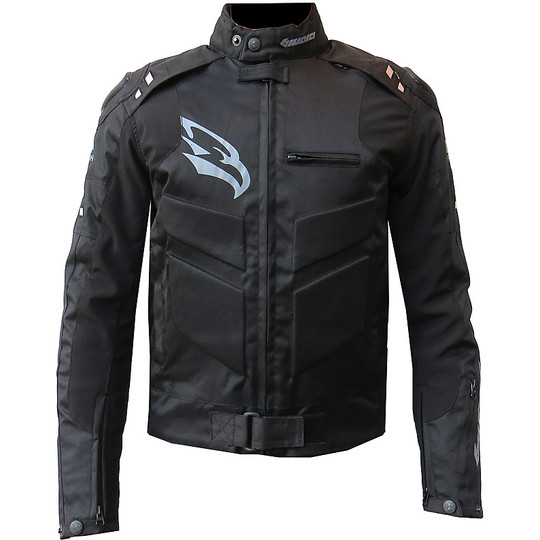 Judges jacket Moto GP In tissue Rush Black Grey With titanium and Gobba