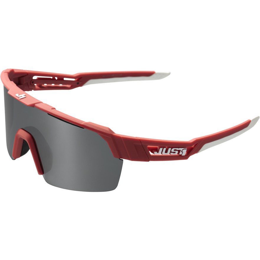 Just 1 SNIPER URBAN Sport Bike Glasses Red White Silver Mirror Lens For  Sale Online 