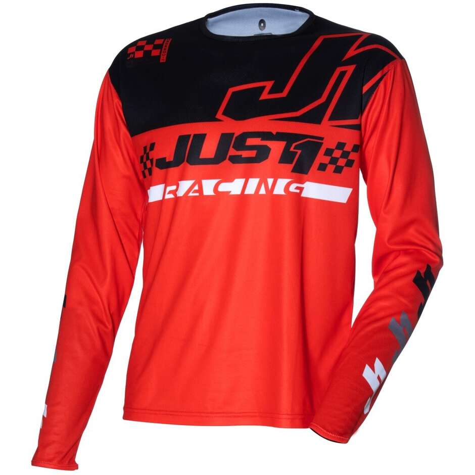 Just1 J-COMMAND Competition Cross Enduro Jersey Red Black White