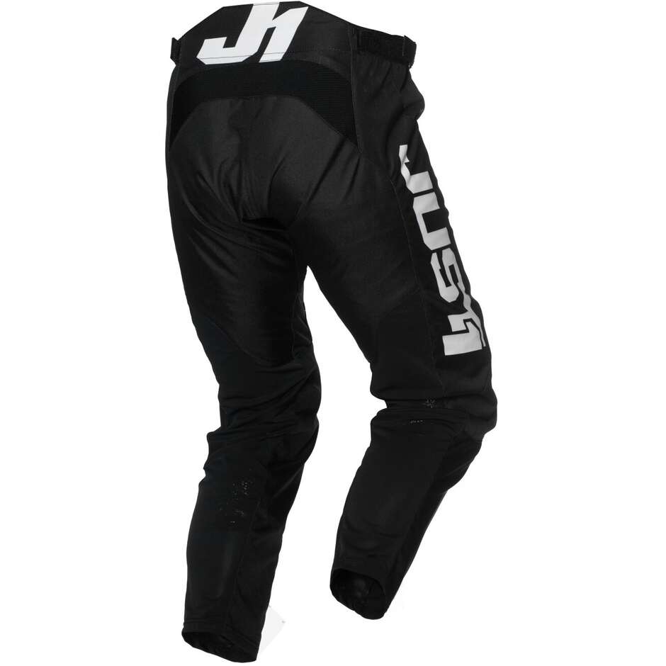 Just1 J-COMMAND Solid Black Cross Enduro Pantalon de moto