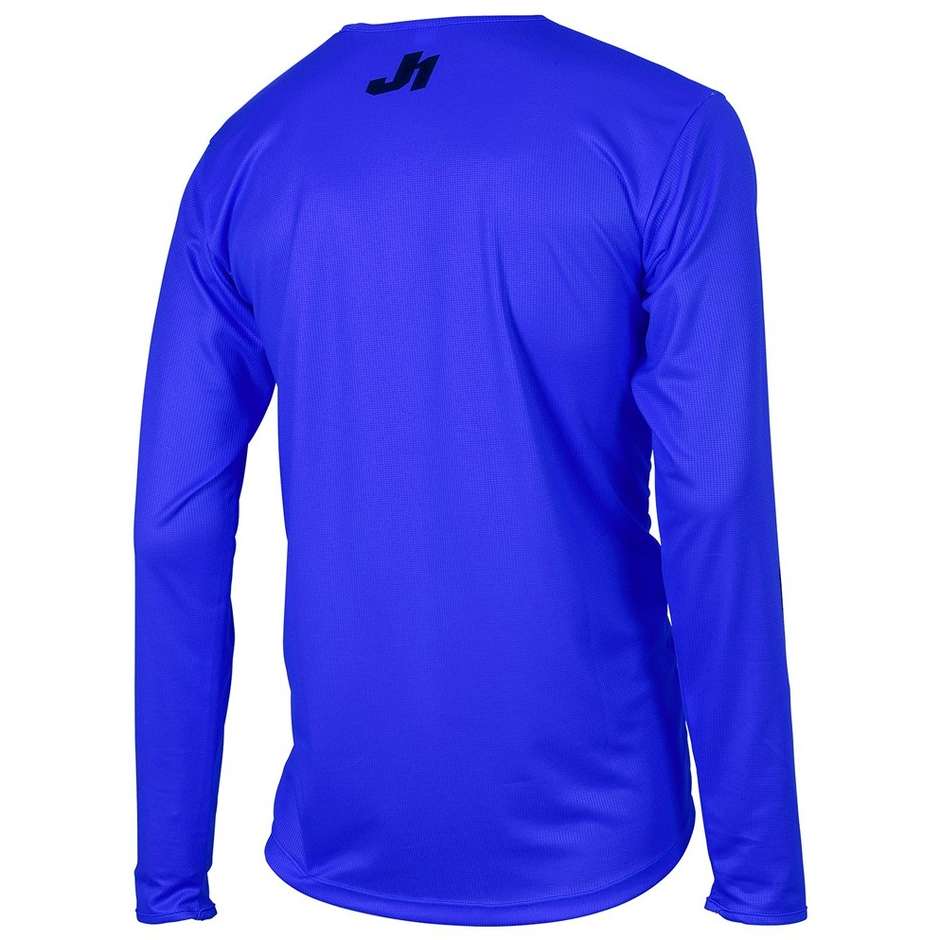Just1 J-ESSENTIAL SOLID Blue Cross Enduro Motorcycle Jersey