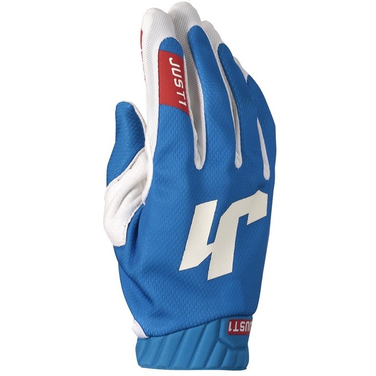 Just1 J-FLEX 2.0 Blue White Cross Enduro Motorcycle Gloves
