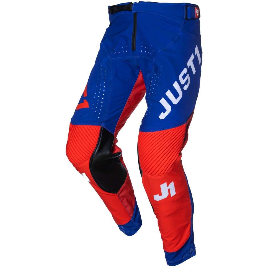 Just1 J-FLEX 2.0 District Moto Cross Enduro Pants Blue White Red