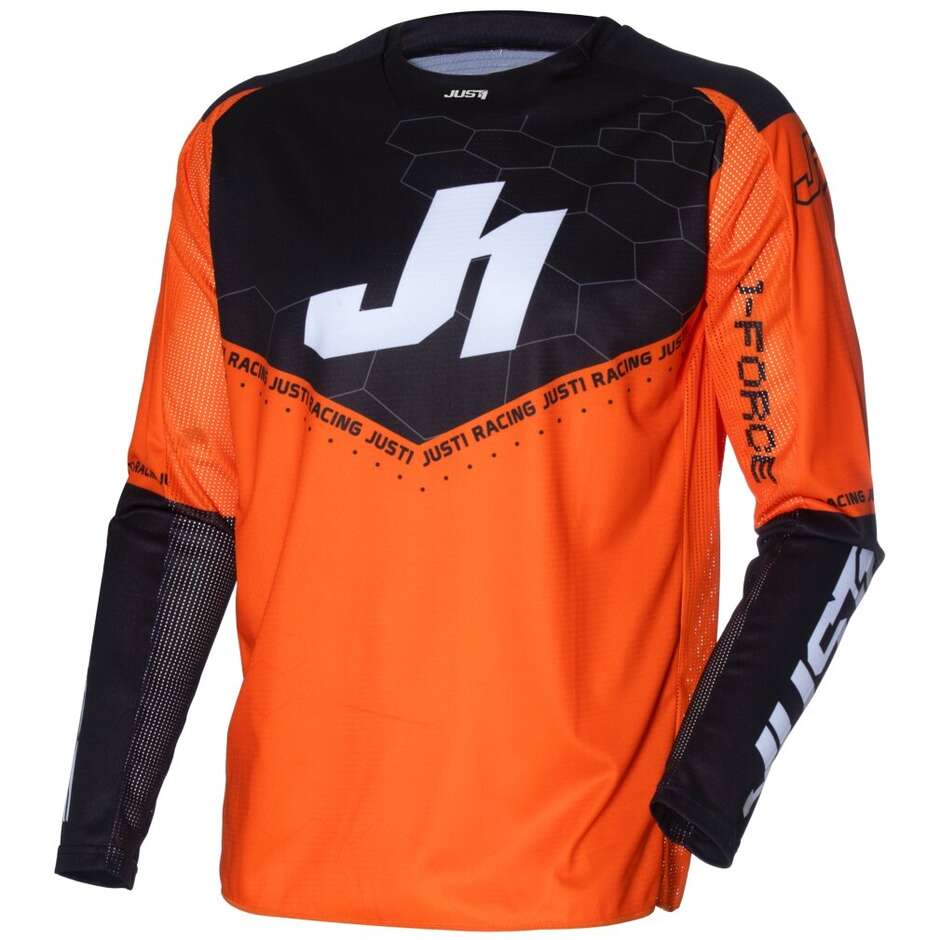 Just1 J-FORCE Hexa Cross Enduro Motorcycle Jersey Orange Black