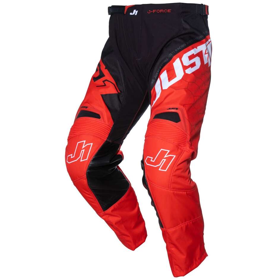 Just1 J-FORCE Hexa Cross Enduro Motorcycle Pants Red Black White