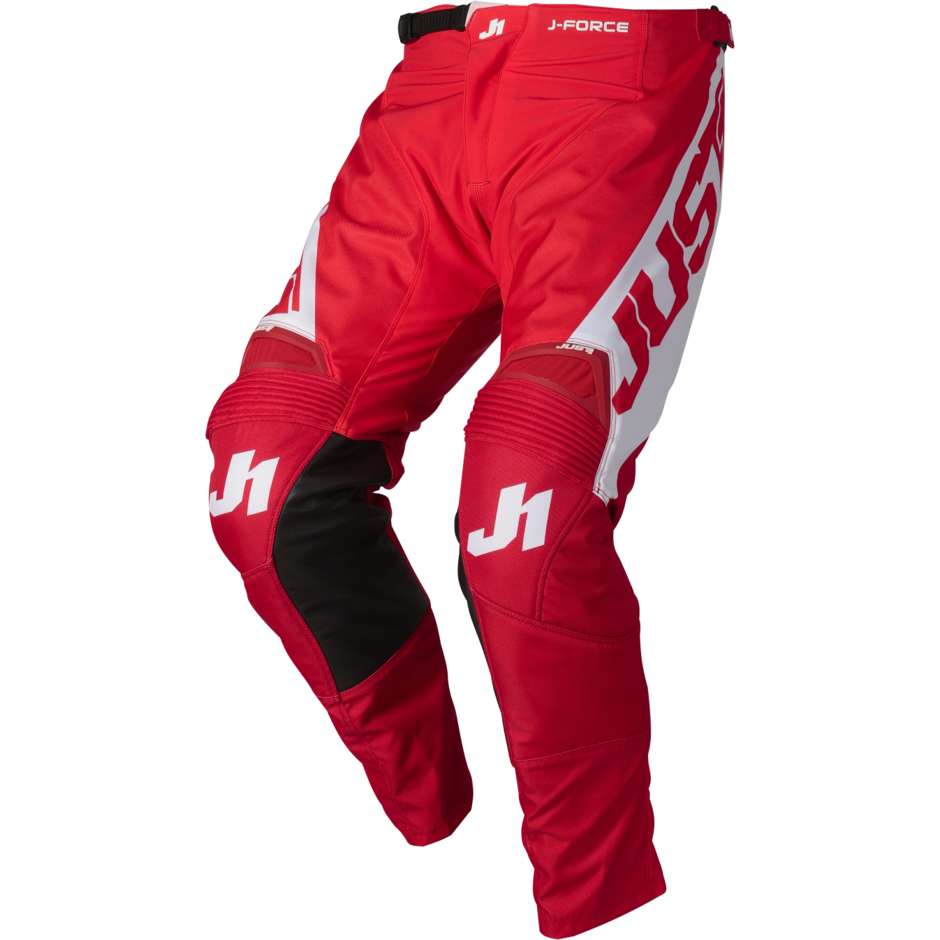 Just1 J-FORCE Vertigo Cross Enduro Motorradhose Schwarz Rot