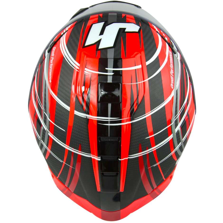 Just1 J-gpr Torres Replica Drudi Full Face Racing Motorcycle Helmet, Perf. Design, Red Fluoo 22.06