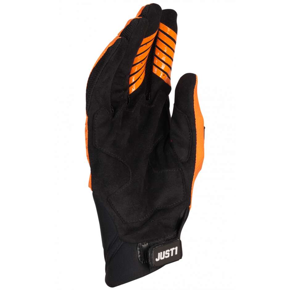 Just1 J-hrd Cross Enduro Motorcycle Gloves Black Orange