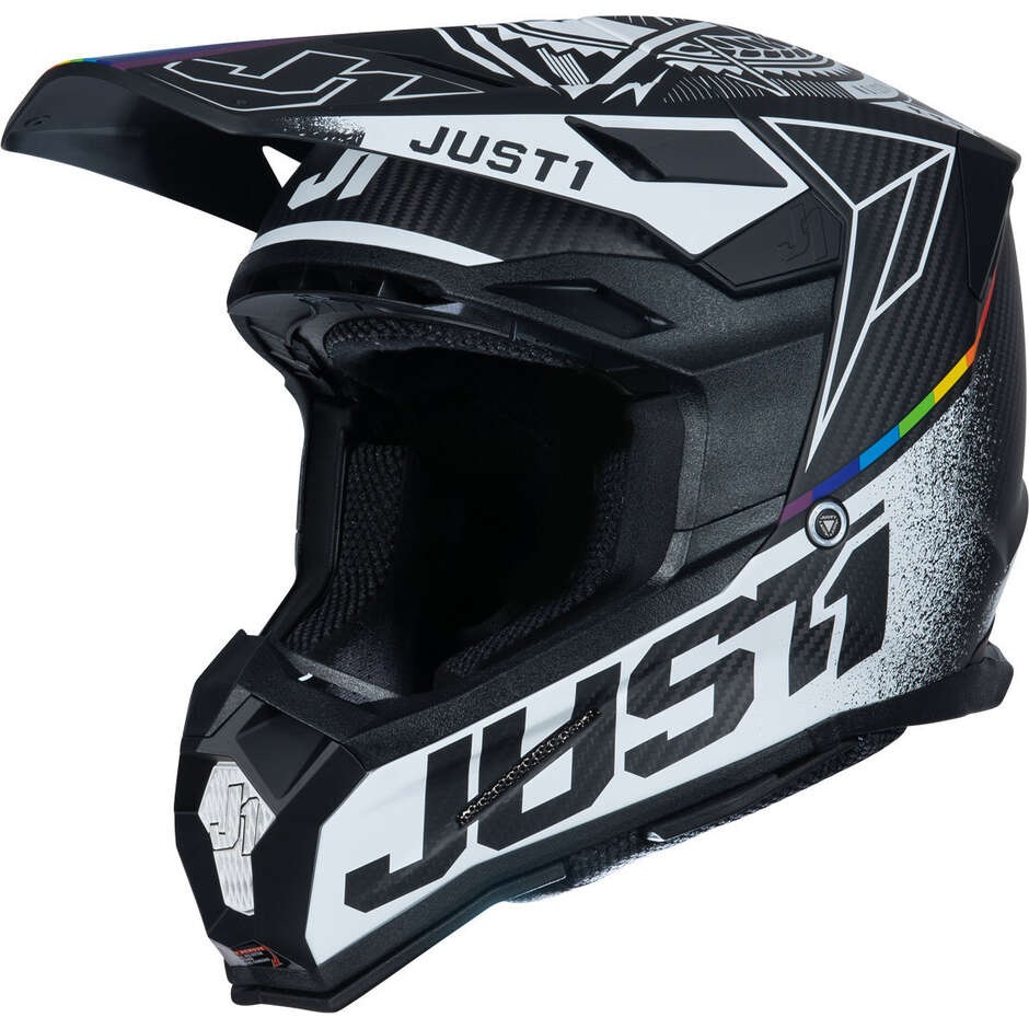 Just1 J22 Carbon, der Speed Side Cross Enduro Motorradhelm aus Carbon