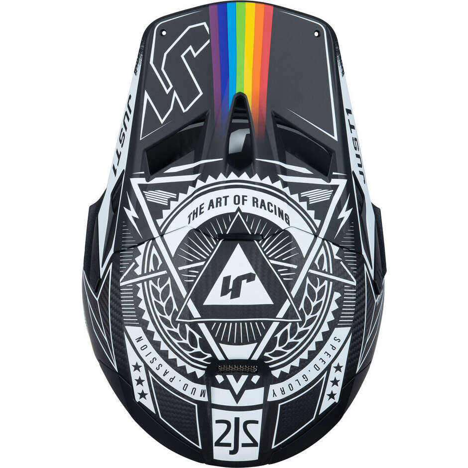 Just1 J22 Carbon, der Speed Side Cross Enduro Motorradhelm aus Carbon