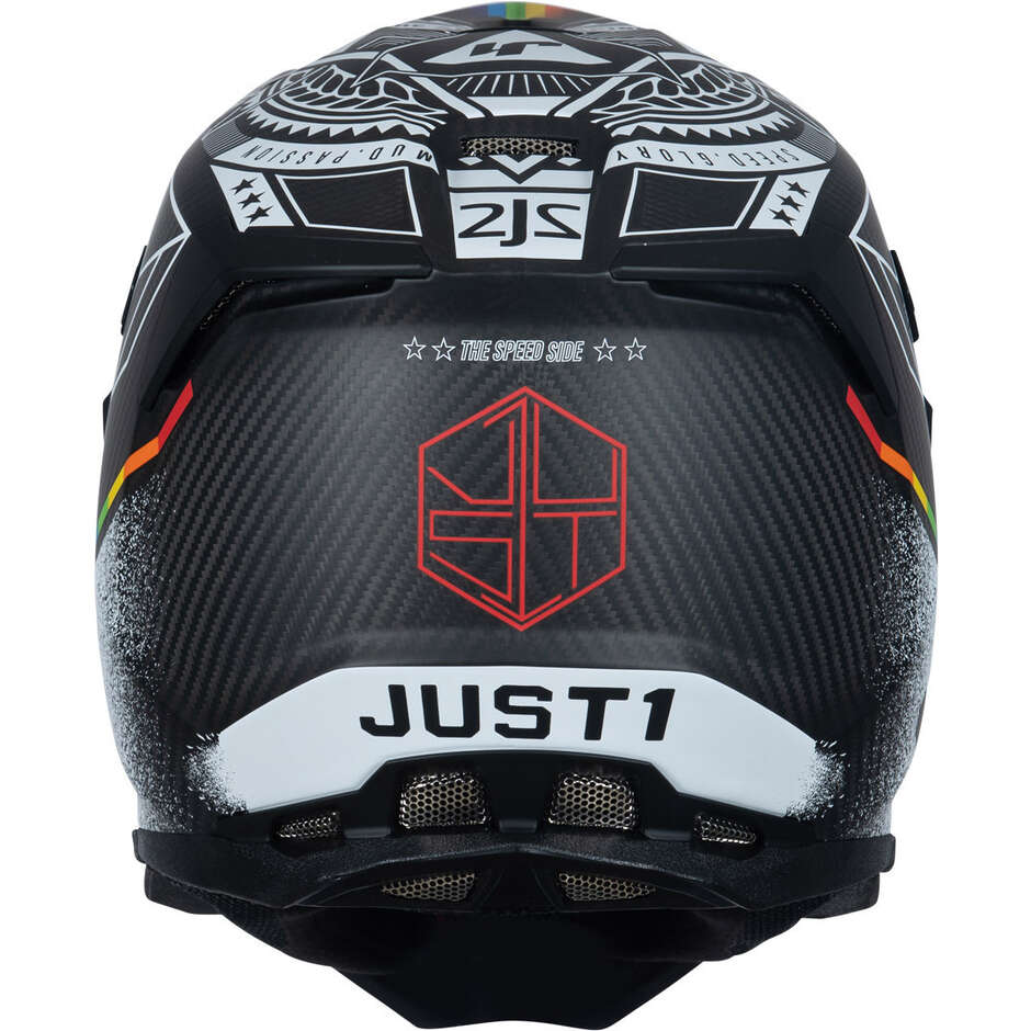 Just1 J22 Carbon, der Speed Side Cross Enduro Motorradhelm aus Carbon