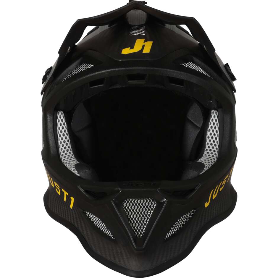 Just1 JDH MTB Integral Bike Helmet + Mips Dual Gray Fluo Yellow Carbon Matt