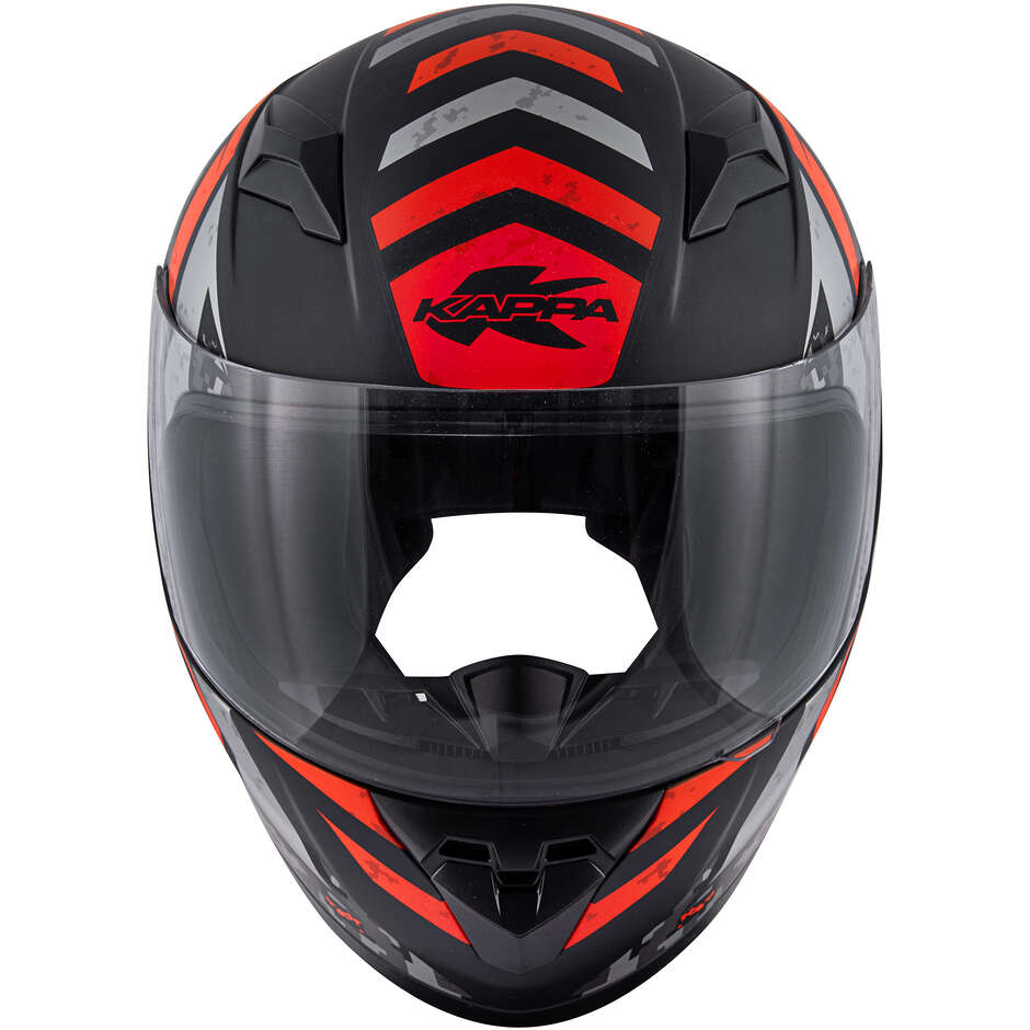 Kappa KJ04 EVO PROX Full Face Motorcycle Helmet Matt Black Red