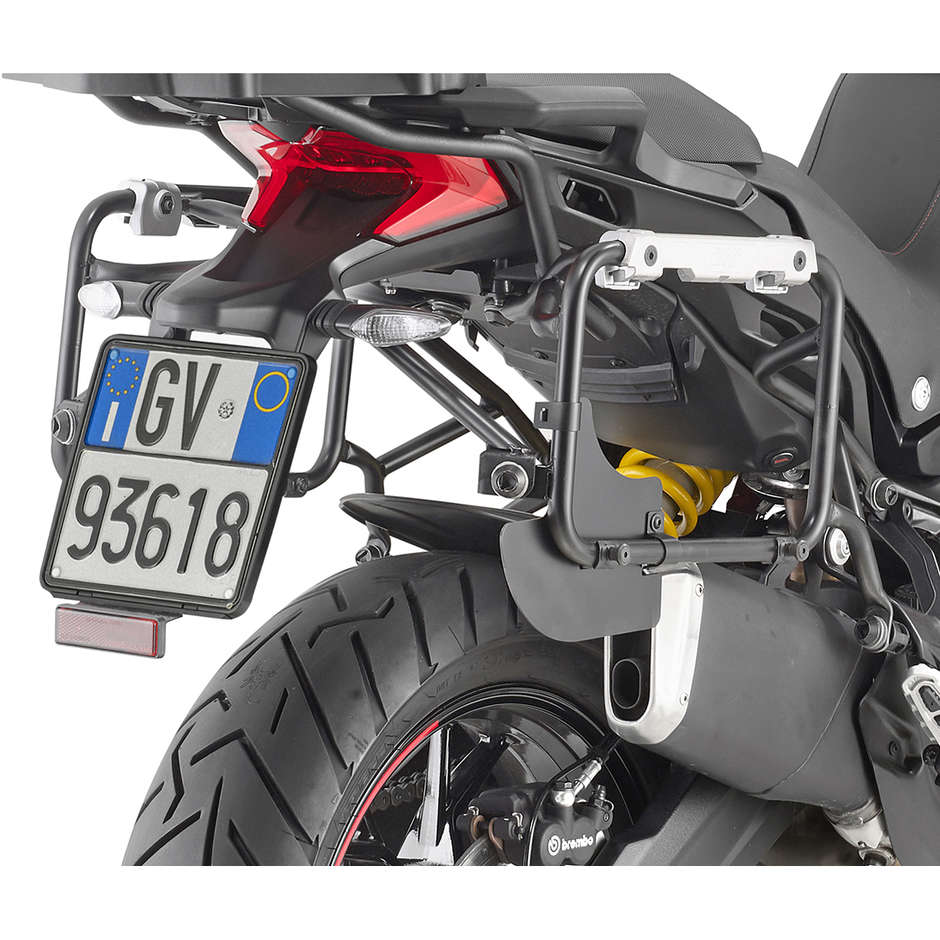 Kappa KLOR7412CAM Cadres latéraux pour valises latérales Monokey Cam-Side spécifiques pour Ducati Multistrada 950s (2019-21) ; Multistrada Enduro 1260 (2019-21)