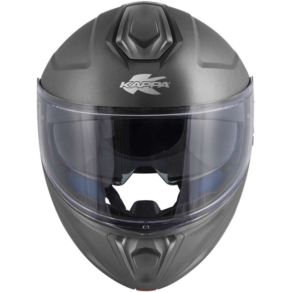 Kappa KV50 B Solid Matt Titanium Modular Motorcycle Helmet
