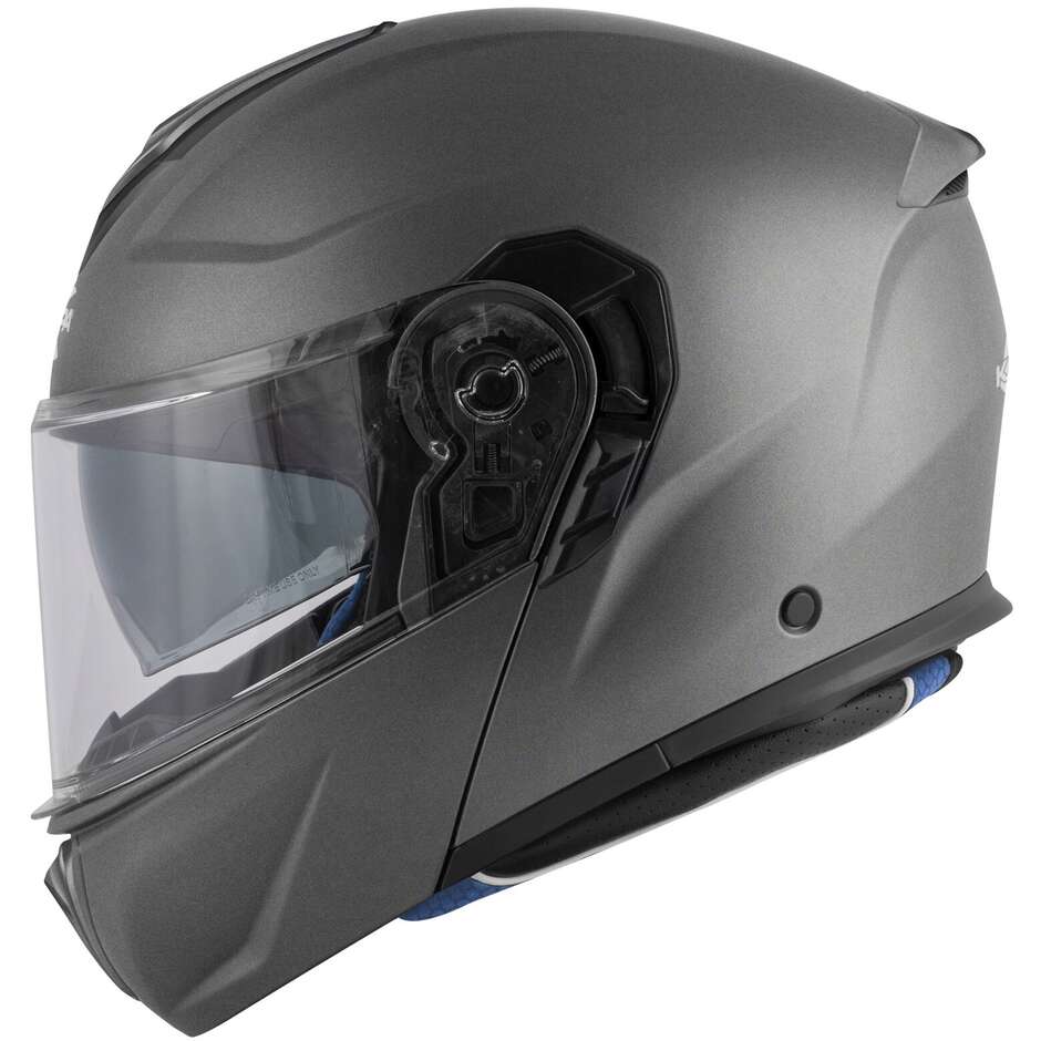 Kappa KV50 B Solid Matt Titanium Modular Motorcycle Helmet