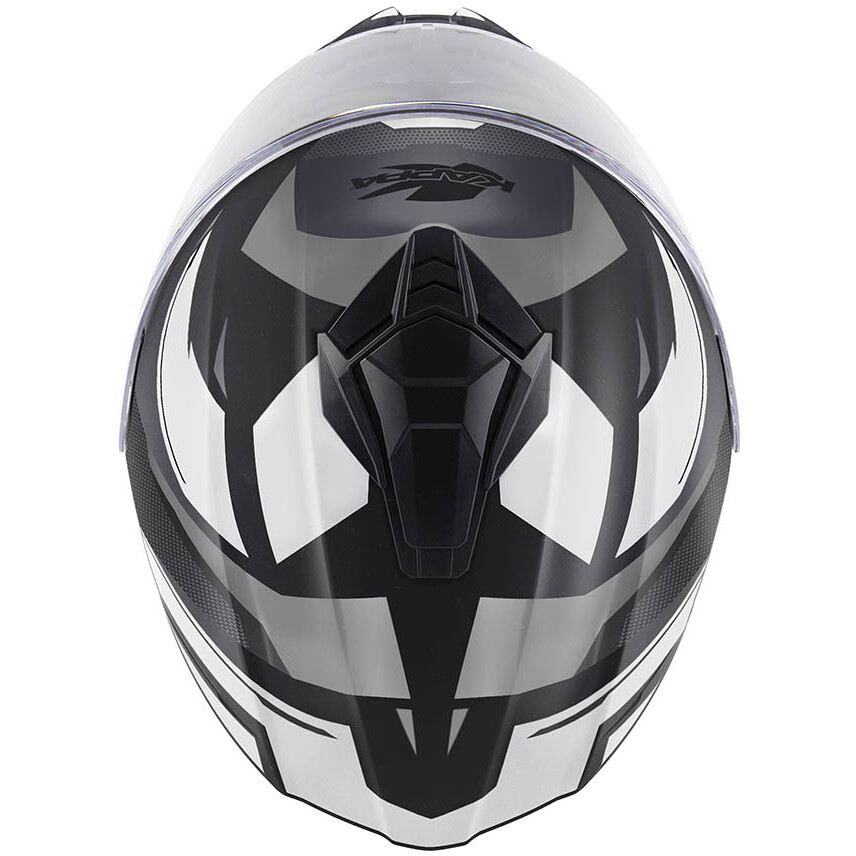 Kappa KV51 INSERT Integralhelm für Motorräder, Weiß/Schwarz