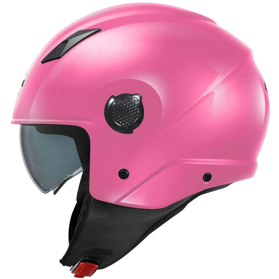 Kappa KV58 glänzend rosa Jet-Motorradhelm