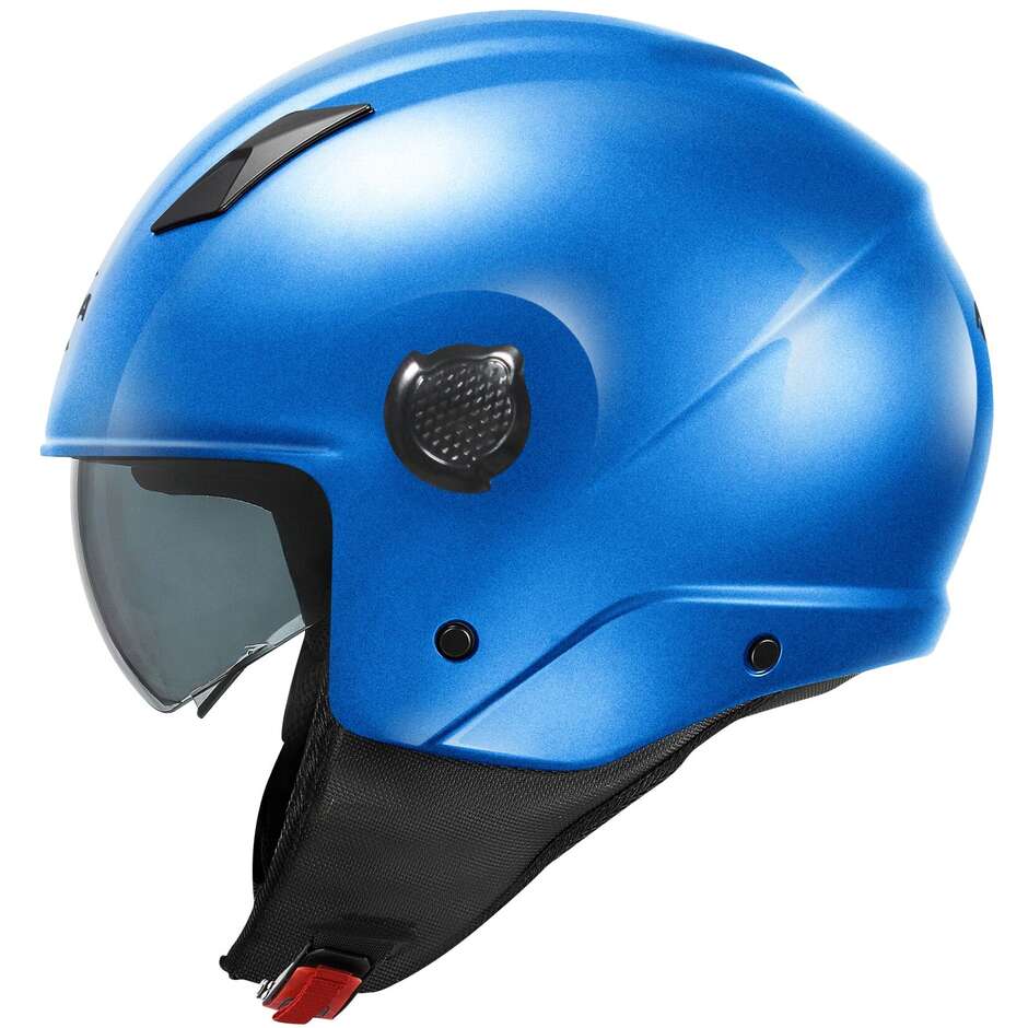 Kappa KV58 Jet Motorcycle Helmet Glossy Blue