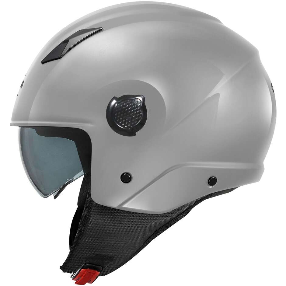 Kappa KV58 Jet Motorcycle Helmet Glossy Grey