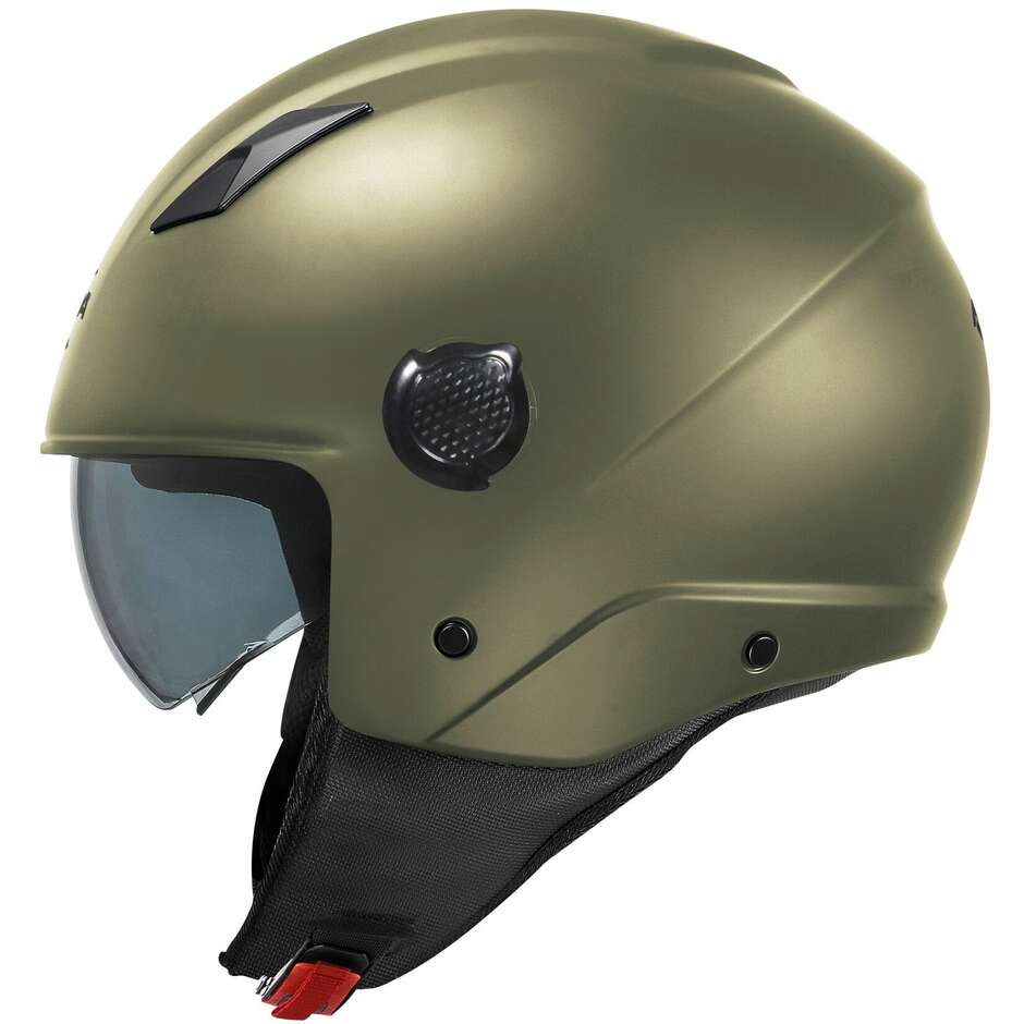 Kappa KV58 Military Green Motorcycle Jet Helmet